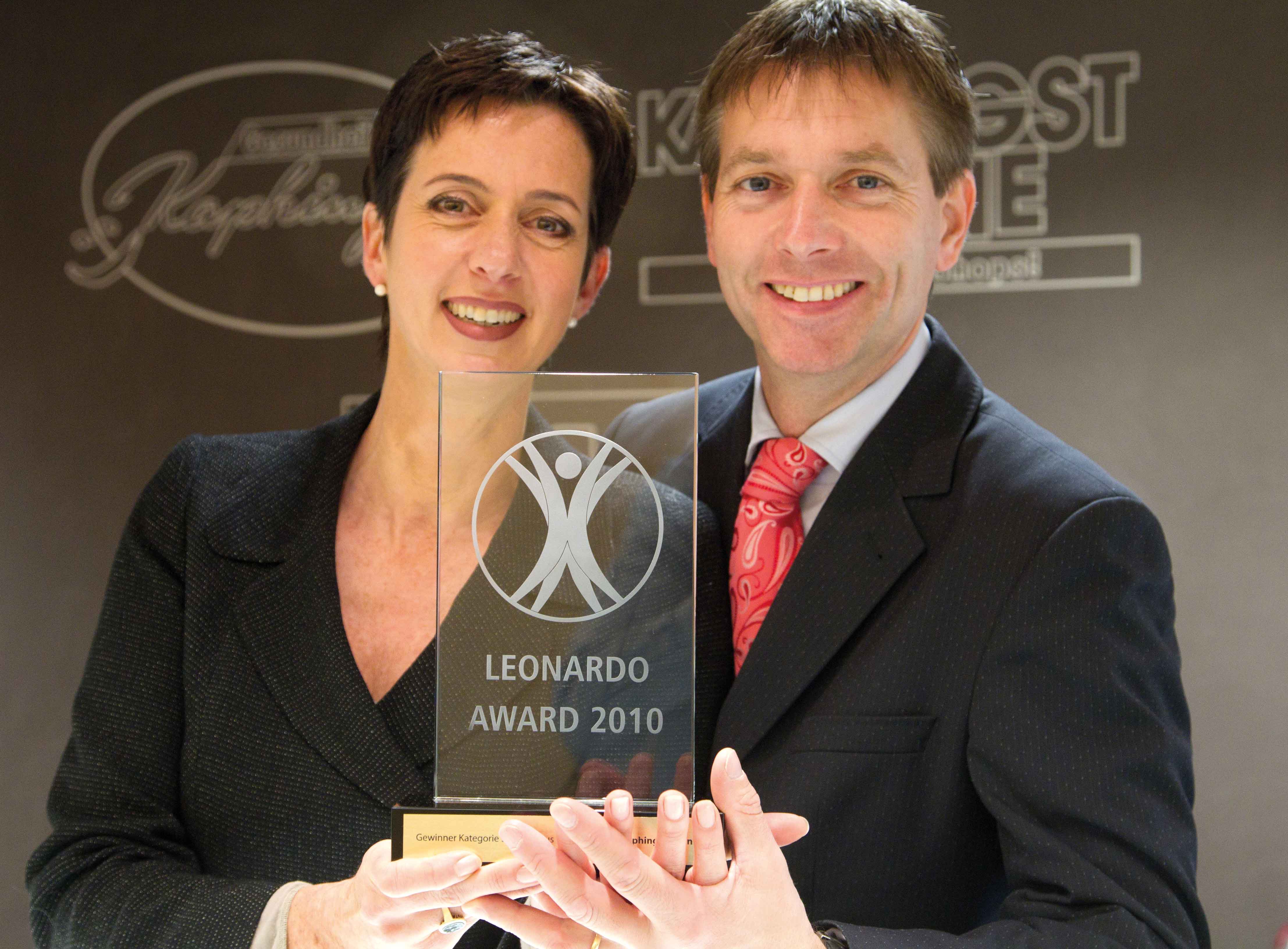 Kaphingst erhält 2010 den Leonardo-Award als bestes deutsches Gesundheits-Fachgeschäft