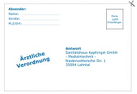 Beispiel Freiumschlag Medizintechnik