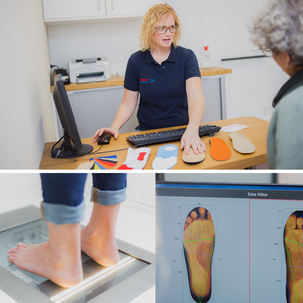 Mit modernster Technik und umfassender Beratung erhalten Sie bei uns orthopädische Maßeinlagen.