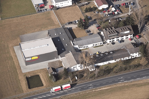 Luftaufnahme Lahntal-Goßfelden mit Logistikzentrum in 2012